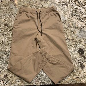 Mens small khaki joggers